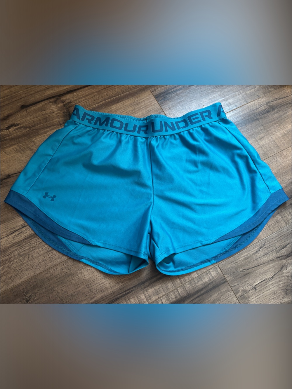 Under Armour Aqua Blue Women's Athletic Shorts